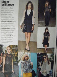 Sheer photo spread, InStyle January 2012